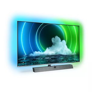 Philips MiniLED 4K UHD, 65", central stand, gray - TV