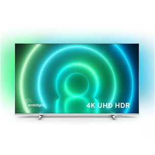Philips LCD 4K UHD, 55", feet stand, silver - TV 55PUS7956/12
