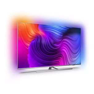 Philips LCD 4K UHD, 43", central stand, silver - TV