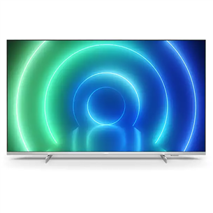 Philips PUS7556, 65", 4K UHD, LED LCD, feet stand, silver - TV 65PUS7556/12