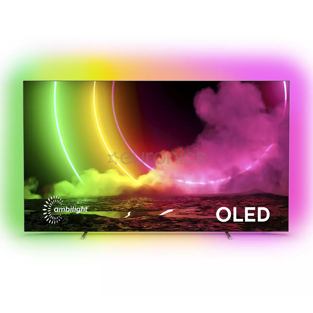 Philips OLED 4K UHD 48", feet stand, gray - TV
