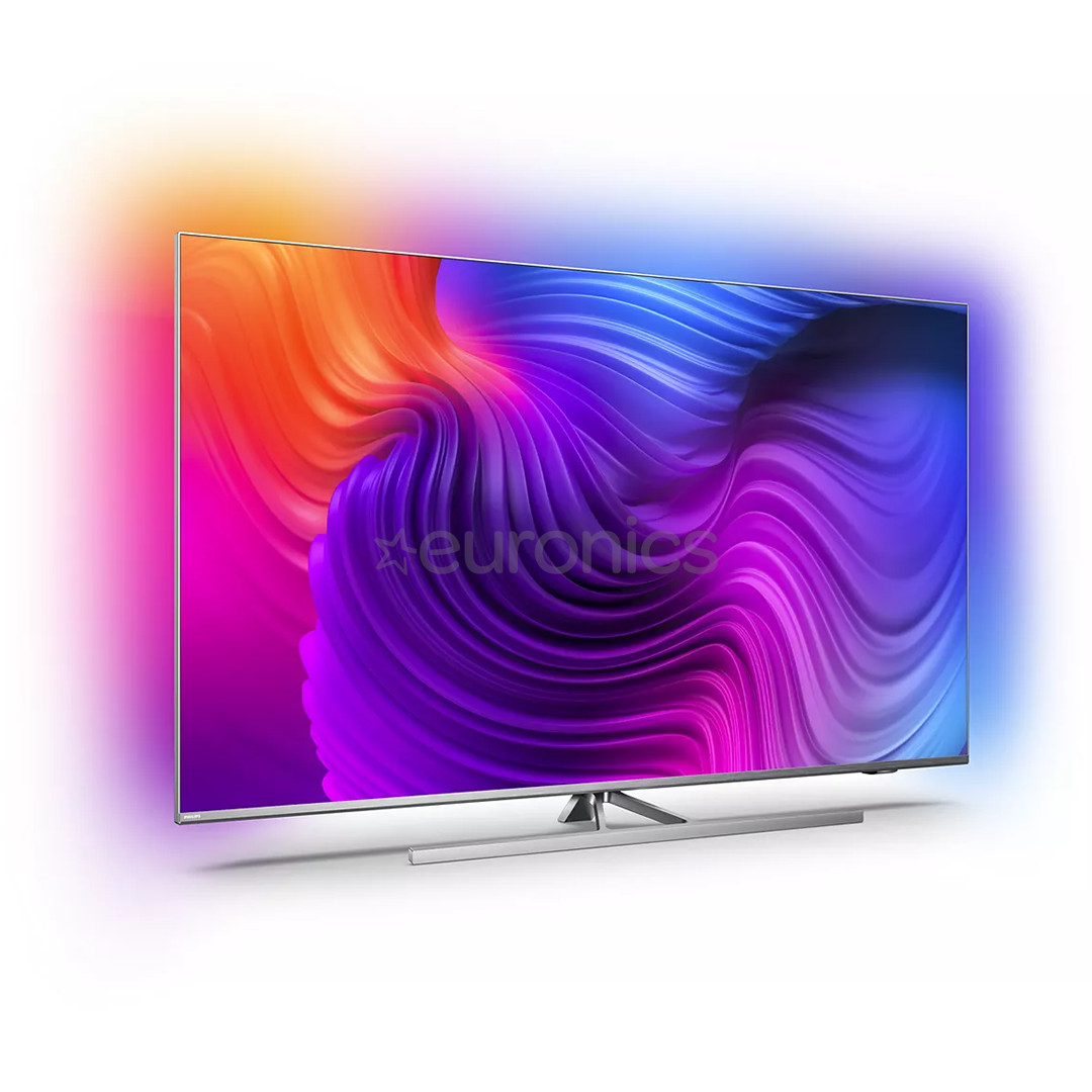 Philips Performance Series PUS8506, 65", 4K UHD, LED LCD, jalg keskel, hõbedane - Teler