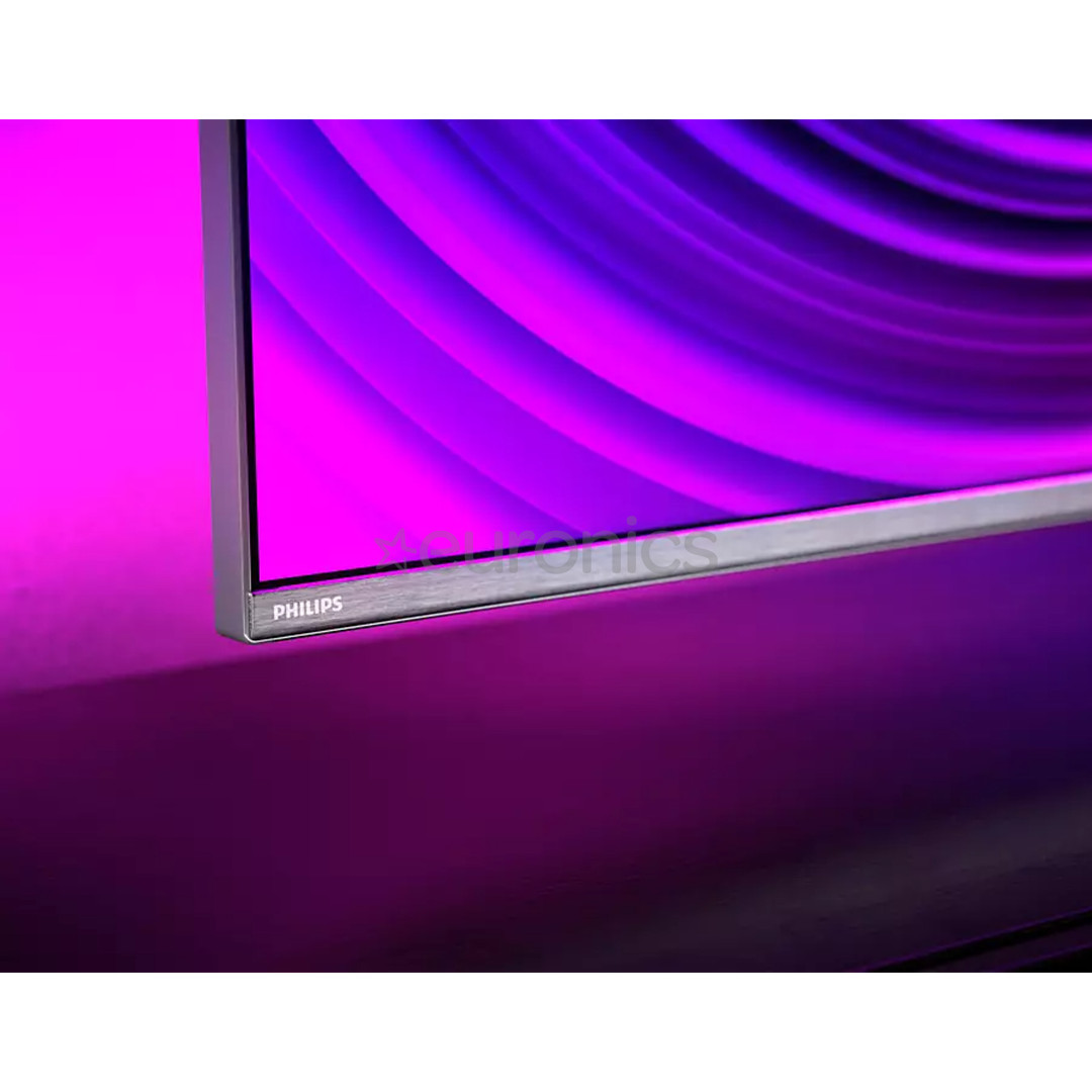Philips Performance Series PUS8506, 65", 4K UHD, LED LCD, jalg keskel, hõbedane - Teler