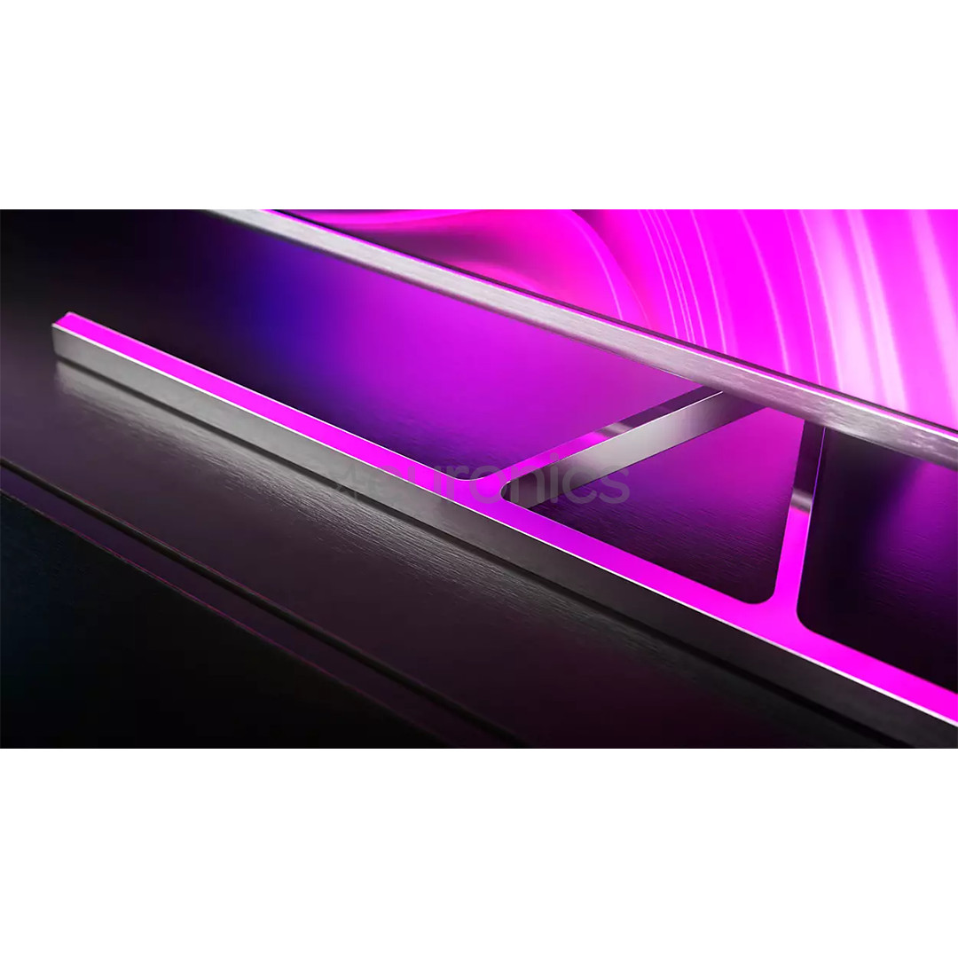 Philips Performance Series PUS8506, 65", 4K UHD, LED LCD, jalg keskel, hõbedane - Teler