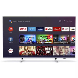 Philips PUS8506, 75", 4K UHD, LED LCD, feet stand, silver - TV