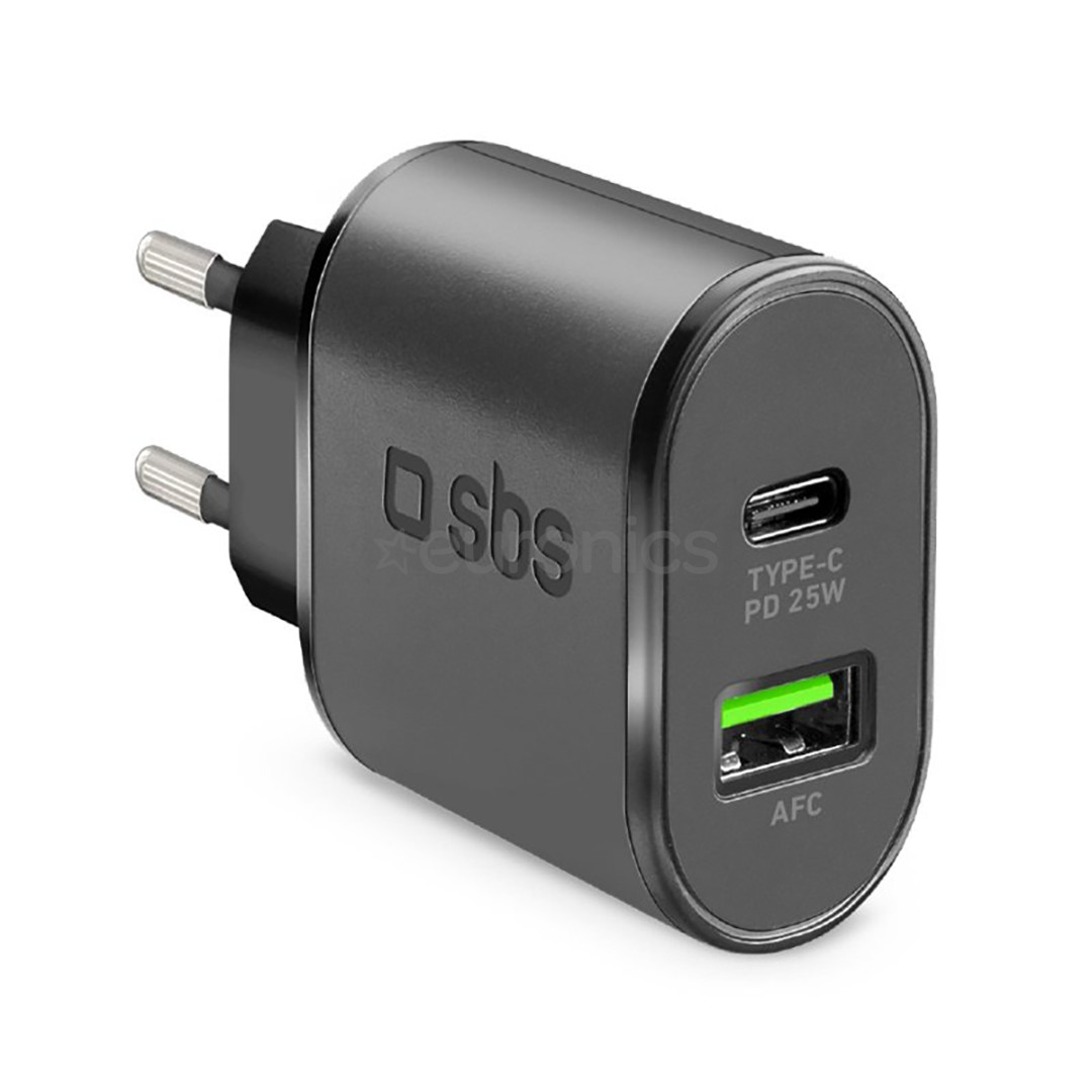 Kiirlaadija USB-C SBS (25 W)