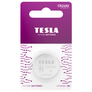 Батарейка Tesla CR2450 TESLA-CR2450LI1