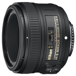 Objektiiv AF-S NIKKOR 50 mm f/1,8 G, Nikon