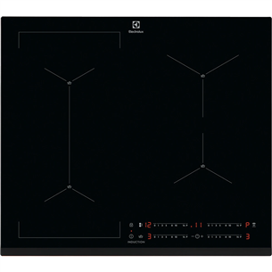 Electrolux 600 SenseBoil, bridge function, width 59 cm, frameless, black - Built-in Induction Hob