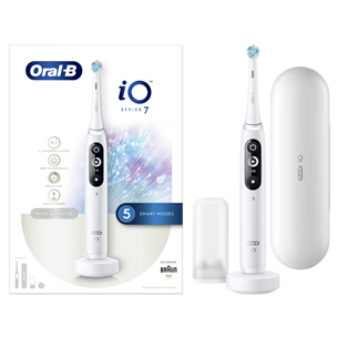 Braun Oral-B iO 7, travel case, black/white - Electric toothbrush IO7WHITE