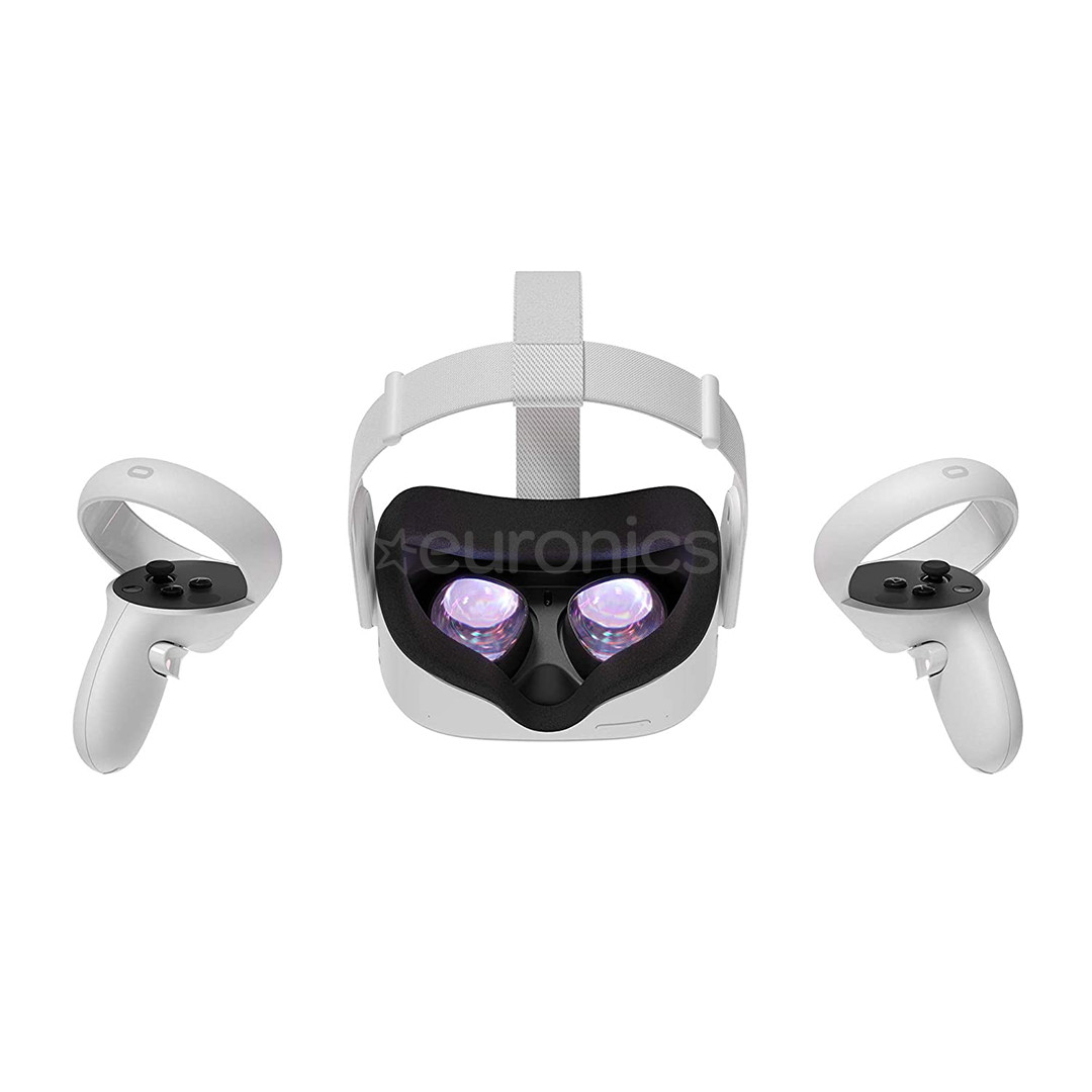 Meta Quest 2, 128 ГБ, контроллеры Touch, белый - VR-гарнитура