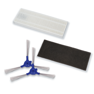 2 lateral brushes + filter for Tefal X-plorer S20 & S40 robot vacuum cleaner