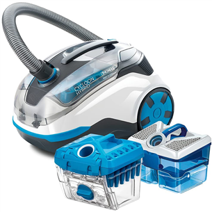 Thomas Cycloon Hybrid LED Parquet, 1700 W, with aqua filter, white/blue - Vacuum cleaner