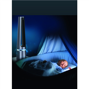 Tefal Eclipse 2in1, 120 м³/ч, серый - Очиститель воздуха и вентилятор