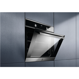 Electrolux SurroundCook 600, pyrolytic cleaning, 72 L, inox - Built-in Oven