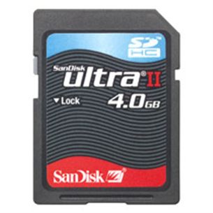 SD mälukaart, SanDisk (4 GB)