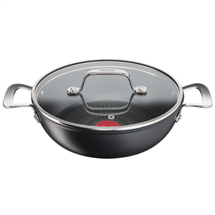 Tefal Unlimited, диаметр 26 см, черный - Глубокая кастрюля