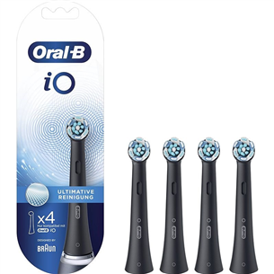 Lisaharjad Braun Oral-B iO elektrilisele hambaharjale 4 tk IO4BLACK