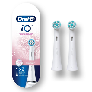 Braun Oral-B iO Gentle Care, 2 шт., белый - Насадки для электрической зубной щетки Braun Oral-B iO IO2WHITE