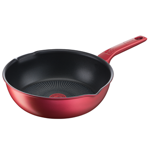 Tefal Daily Chef, diameter 26 cm, red/black - Wok pan