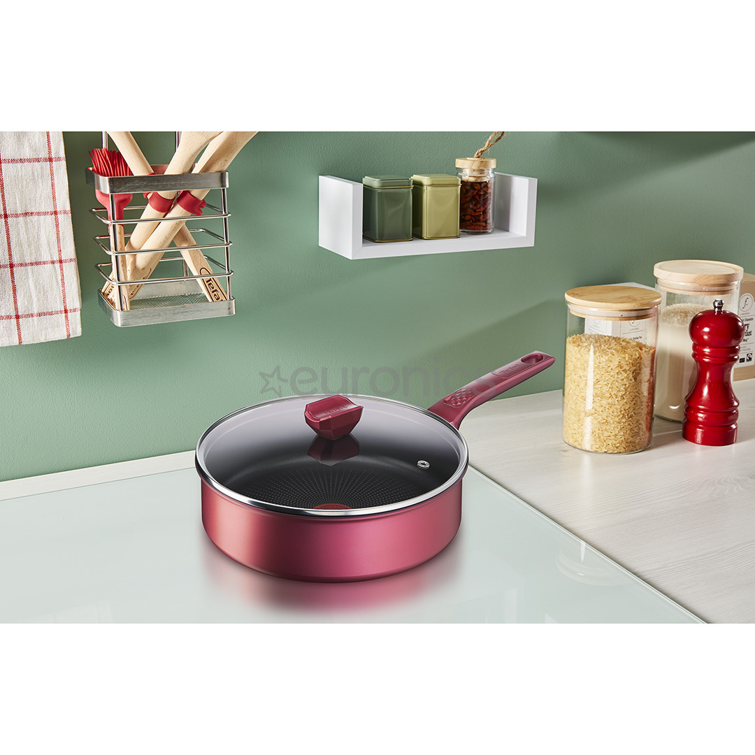 Tefal Daily Chef, diameter 24 cm, red - Sautepan