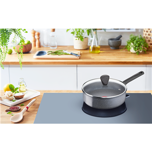 Tefal Natural On, diameter 24 cm, dark grey - Sautepan