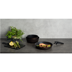 Tefal Ingenio Chef, brown - Pot and pan set