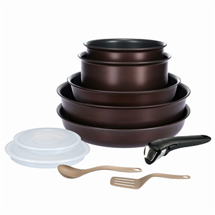 Tefal Ingenio Chef, коричневый - Комплект кастрюль и сковородок