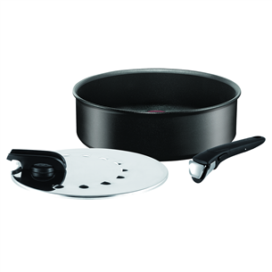 Tefal Ingenio Expertise, диаметр 26 см, черный - Глубокая сковорода + крышка + ручка