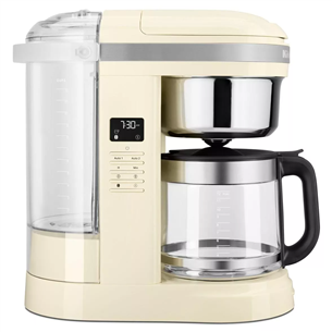Kitchenaid, water tank 1.7 L, beige - Filter coffee machine