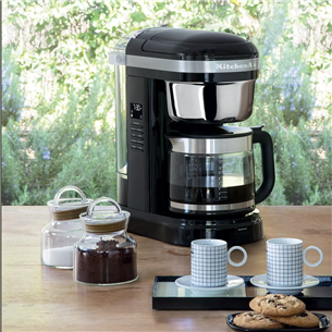 Kitchenaid, water tank 1.7 L, black - Filter coffee machine