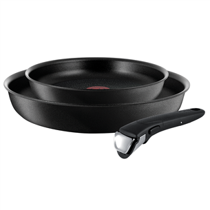 Tefal Ingenio Expertise, диаметр 22/28 см, черный - Комплект сковородок + ручка