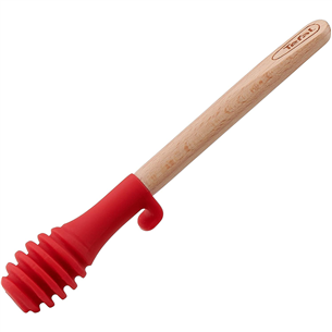 Tefal Ingenio Wood, length 17.5 cm, brown/red - Honey spoon