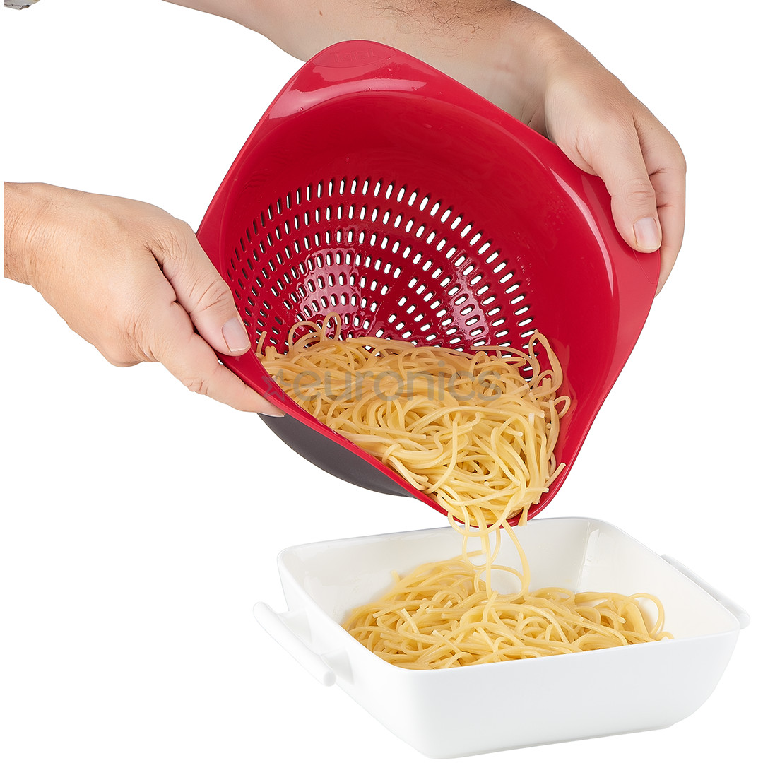 Tefal Ingenio, black/red - Colander