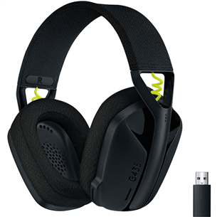 Logitech G435 Lightspeed, black - Gaming Wireless Headset