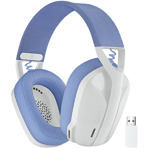 Logitech G435 Lightspeed, sinine/valge - Mänguri juhtmevaba peakomplekt 981-001074