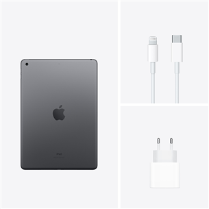 Apple iPad (2021), 10,2",  64 GB, WiFi, kosmosehall - Tahvelarvuti