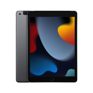 Apple iPad (2021), 10.2",  64 GB, WiFi + LTE, space gray - Tablet MK473HC/A