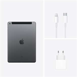 Apple iPad (2021), 10.2",  64 GB, WiFi + LTE, space gray - Tablet