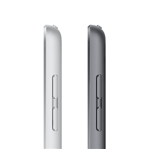 Apple iPad (2021), 10,2", 256 GB, WiFi + LTE, hõbedane - Tahvelarvuti