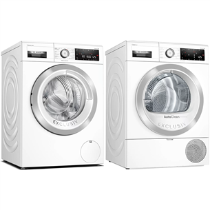 Washing machine + dryer Bosch (10 kg / 9 kg)