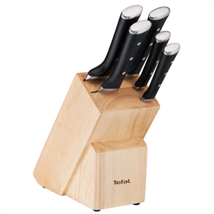 Tefal Ice Force - Wooden block with 5 knives