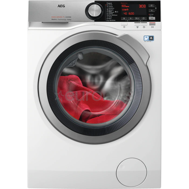 AEG 10/6 kg, depth 63,1 cm, 1600 rpm WasherDryer Combo, L8WBC61SC