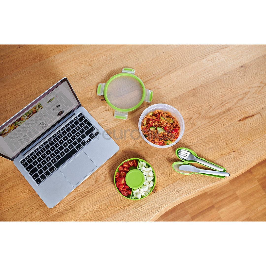 Tefal Masterseal To Go, stainless steel/green - Cutlery set