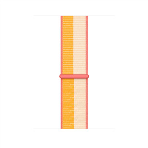 Vahetusrihm Apple Watch 45mm Maize/White Sport Loop - Regular