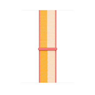 Replacement strap Apple Watch 45mm Maize/White Sport Loop - Regular