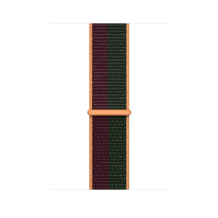 Replacement strap Apple Watch 45mm Dark Cherry/Forest Green Sport Loop - Regular