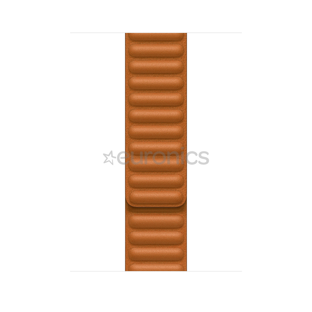 Vahetusrihm Apple Watch 45mm Golden Brown Leather Link - S/M