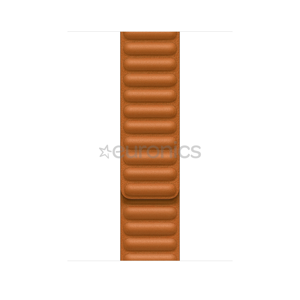 Сменный ремешок Apple Watch 45mm Golden Brown Leather Link - S/M