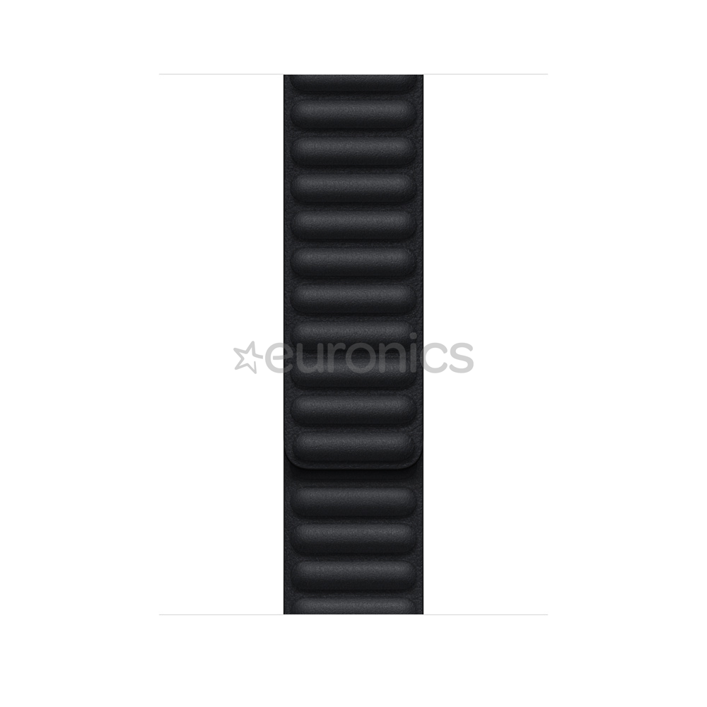 Сменный ремешок Apple Watch 45mm Midnight Leather Link - S/M